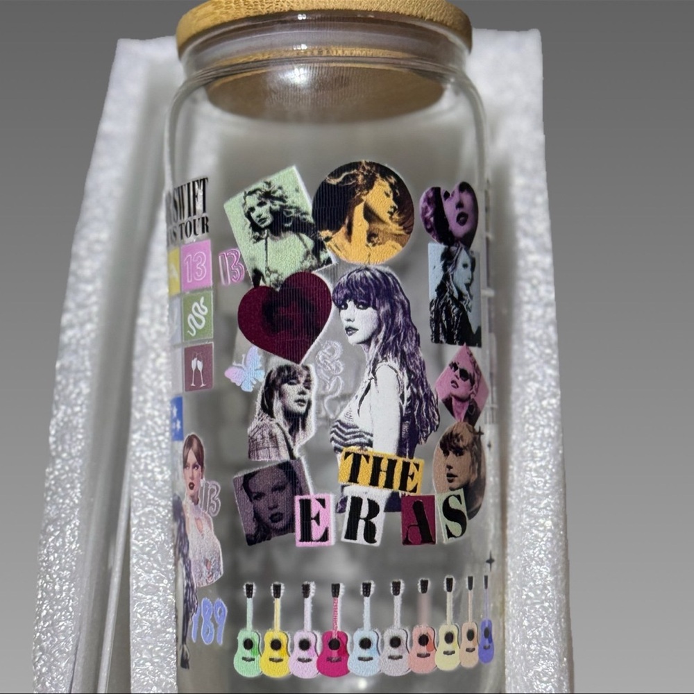 NWT 16oz Taylor Swift Tumbler W/ Straw